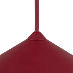 Hängeleuchte Lume XL, burgunderrot, Metall, Ø 49 cm, GX53