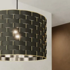 Hängeleuchte Marasales aus Textil, Ø 38 cm