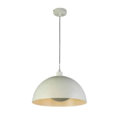 Hängeleuchte Mars, creme, Ø 40 cm, Stahl
