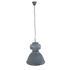 Hängeleuchte Mexlite Densi, grau, Ø 47 cm, Metall