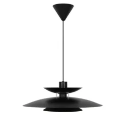 Hängeleuchte Nino, schwarz, Ø 45 cm, Metall