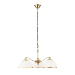 Hängeleuchte Old Lamp mit Kettenabhängung, 3-flg.