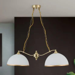 Hängeleuchte Old Lamp mit Kettenabhängung, 2-flg.