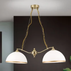 Hängeleuchte Old Lamp mit Kettenabhängung, 2-flg.