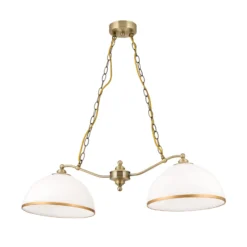 Hängeleuchte Old Lamp mit Kettenabhängung, 2-flg.