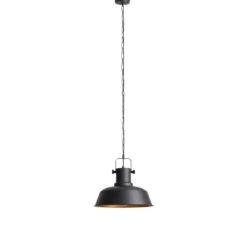 Hängeleuchte Orema, schwarz, Ø 40 cm, Metall, E27
