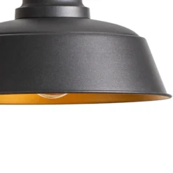 Hängeleuchte Orema, schwarz, Ø 40 cm, Metall, E27
