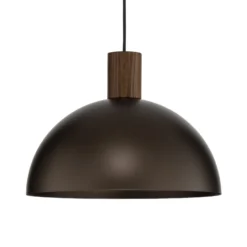 Hängeleuchte Oslo, braun, Metall, Ø 34 cm, E27