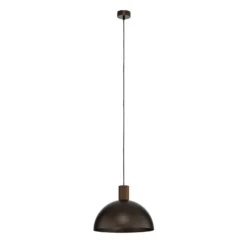 Hängeleuchte Oslo, braun, Metall, Ø 34 cm, E27