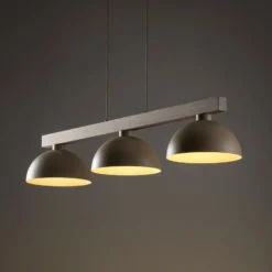 Hängeleuchte Oslo, sandfarben, 3-flammig, 118 cm lang, E27