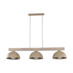 Hängeleuchte Oslo, sandfarben, 3-flammig, 118 cm lang, E27