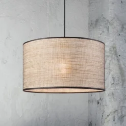 Hängeleuchte Penelope, Ø 35 cm, hellbraun, 1-flammig