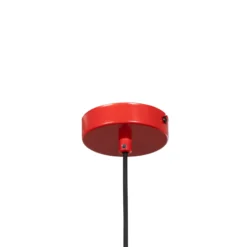 Hängeleuchte Plato, rot, Metall, Ø 38 cm, E27