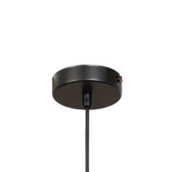 Hängeleuchte Plato, schwarz, Metall, Ø 38 cm, E27