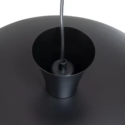 Hängeleuchte Plato, schwarz, Metall, Ø 38 cm, E27