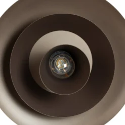 Hängeleuchte Plato, titanfarben, Metall, Ø 38 cm, E27