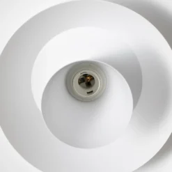 Hängeleuchte Plato, weiß, Metall, Ø 38 cm, E27