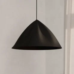 Hängeleuchte Podere, schwarz, Ø 42,5 cm, Stahl