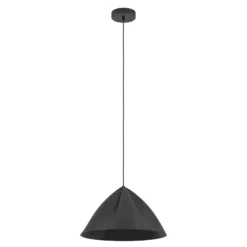 Hängeleuchte Podere, schwarz, Ø 42,5 cm, Stahl