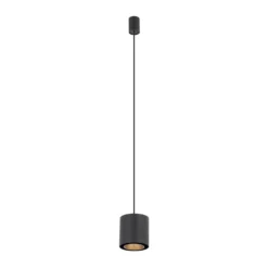 Hängeleuchte Point Duo, schwarz/gold, Stahl, Ø 13 cm, GU10