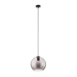 Hängeleuchte Polaris, verspiegeltes Glas, rauch