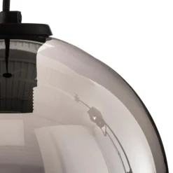 Hängeleuchte Polaris, verspiegeltes Glas, rauch