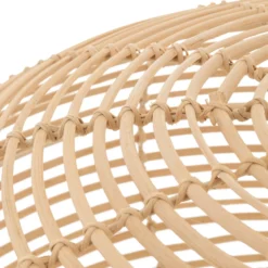 Hängeleuchte RATTAN, Ø 60 cm, naturbraun, Rattan, E27