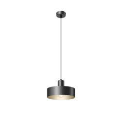 Hängeleuchte Rif aus Metall, schwarz, Ø 25 cm