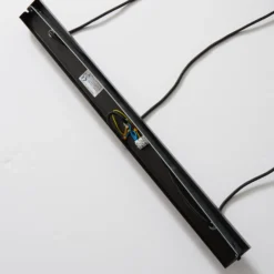 Hängeleuchte Rif, linear dreiflammig, schwarz