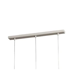 Hängeleuchte Rif 3, taupe, 3-flammig, linear, Stahl