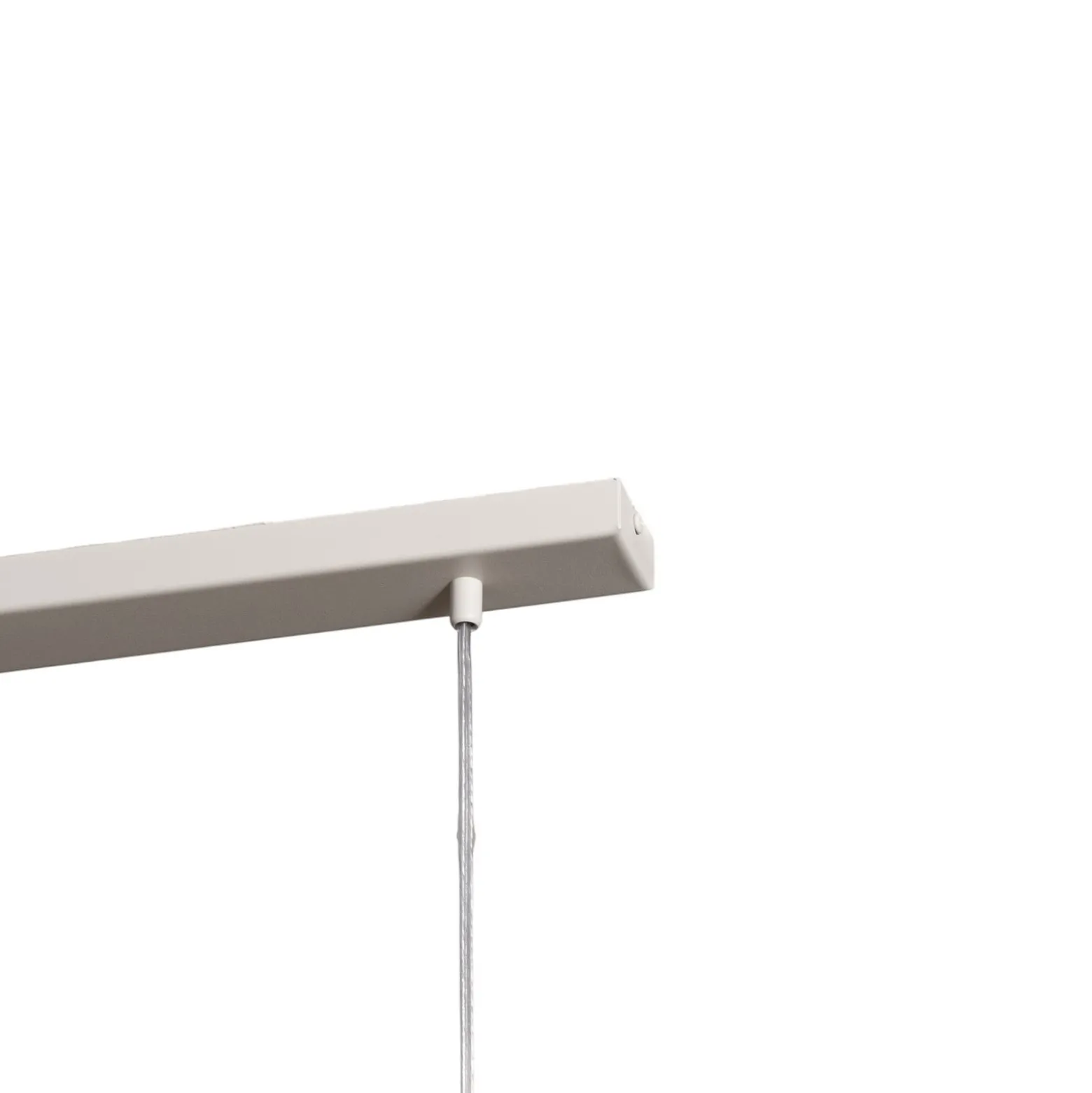 Hängeleuchte Rif 3, taupe, 3-flammig, linear, Stahl