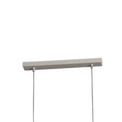 Hängeleuchte Rif 2, taupe 2-flammig, linear, Stahl
