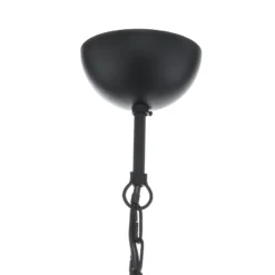 Hängeleuchte Rod Black XV, schwarz, 15-flammig