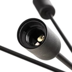 Hängeleuchte Rod Black XV, schwarz, 15-flammig