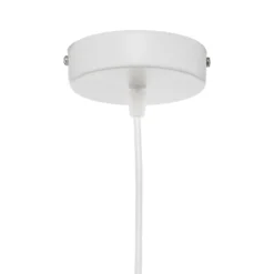 Hängeleuchte Roller, weiß/gold, Ø 45 cm