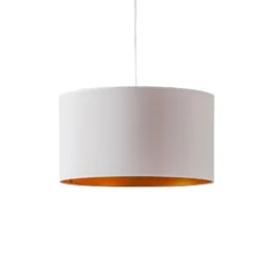 Hängeleuchte Roller, weiß/gold, Ø 45 cm