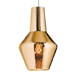 Hängeleuchte Romeo 130 cm altgold metallic