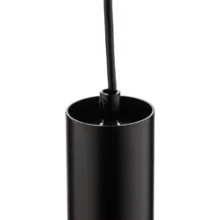 Hängeleuchte Rondo schwarz/gold, einflammig