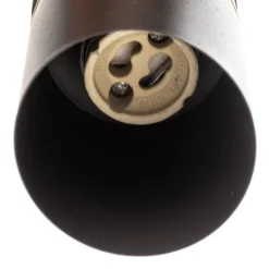 Hängeleuchte Rondo schwarz/gold, einflammig