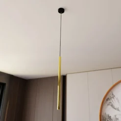 Hängeleuchte Selter, goldfarben, 1-flammig, Metall