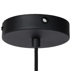 Hängeleuchte Siemon aus Stahl, Ø 40 cm, schwarz