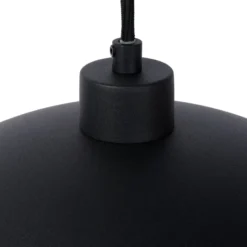 Hängeleuchte Siemon aus Stahl, Ø 40 cm, schwarz