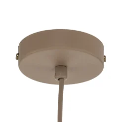 Hängeleuchte Sool, beige, Ø 15 cm, 1-flammig, Metall, E27