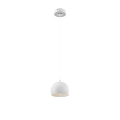 Hängeleuchte Sool, weiß, Ø 15 cm, 1-flammig, Metall, E27