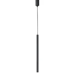 Hängeleuchte Sopel 1, anthrazit, 1-flammig, Stahl, Ø 5 cm