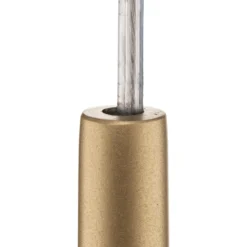 Hängeleuchte Sopel 1, gerade, gold matt