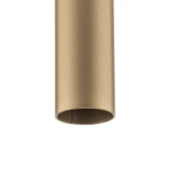 Hängeleuchte Sopel 1, gerade, gold matt