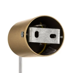 Hängeleuchte Sopel 1, gerade, gold matt