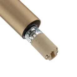 Hängeleuchte Sopel 1, gerade, gold matt