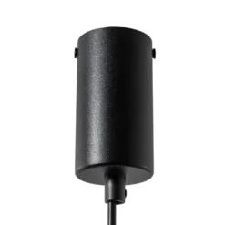 Hängeleuchte Sopel Lux, 1-flammig, schwarz/silber, G9
